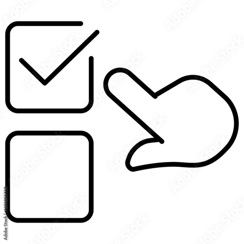 Voting Outline Icon