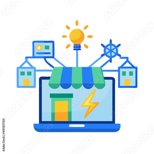 Decentralized energy marketplace connecting producers and consumers with smart contract automation and innovative technology platform