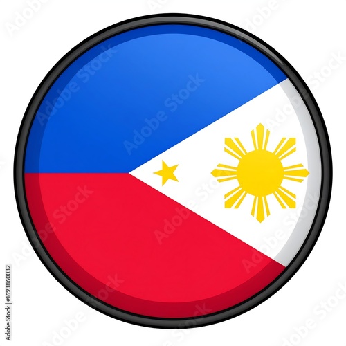 Free Download Circular flag of Philippines - GFXLoad