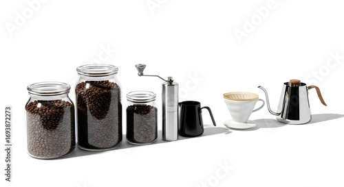 Minimalist Coffee Pour Over Setup