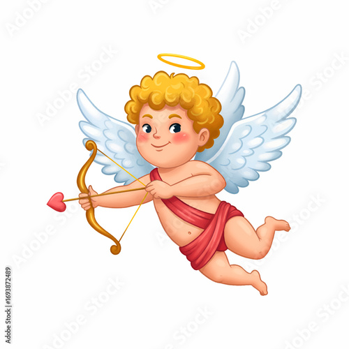 Cute Cartoon Cupid
