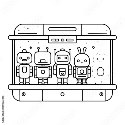 Unleash your inner artist with this adorable robot coloring page perfect for kids and adults alike wow 100 chars
