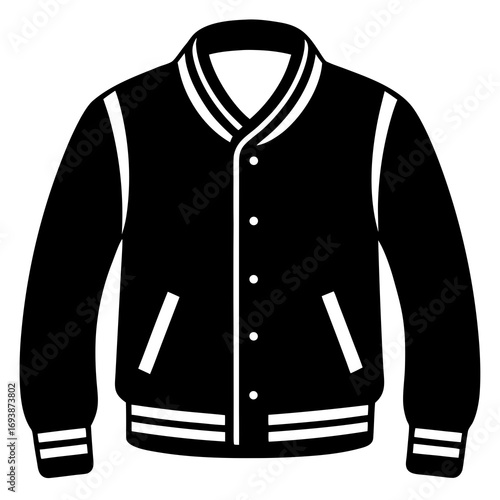 vector illustration of jacket