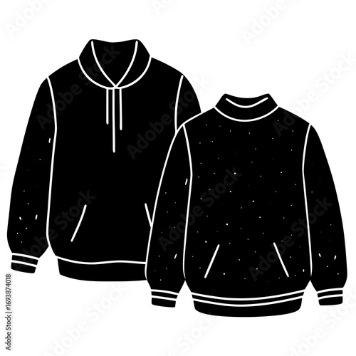 vector illustration of a sweater