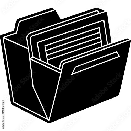 file folder with document