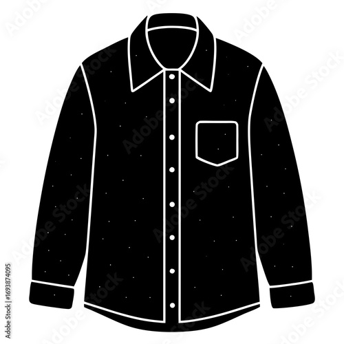 vector illustration of a sweater with a jacket
