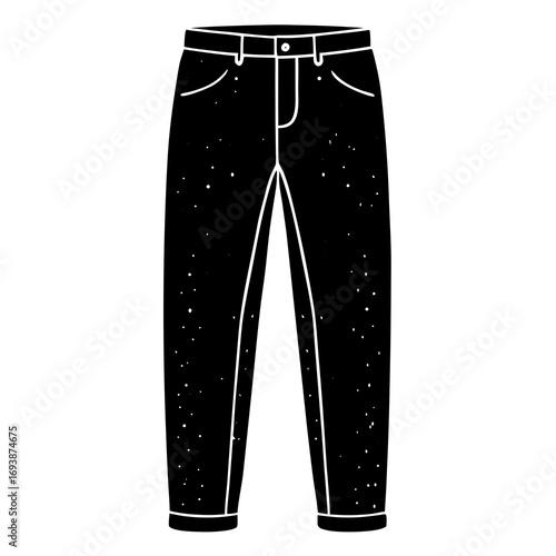 jeans isolated on white background