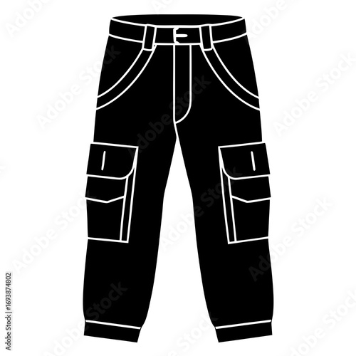 vector illustration of a pair of pants
