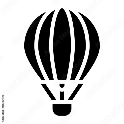Vector Design Air Ballon Icon Style