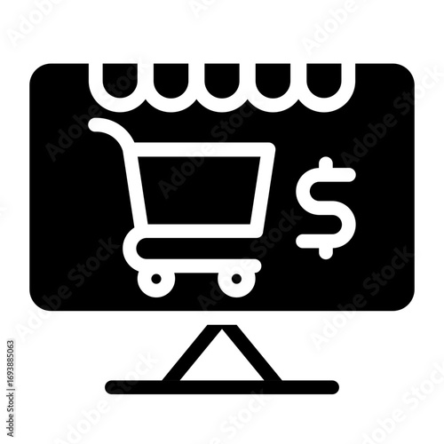 Vector Design Online Shop Icon Style