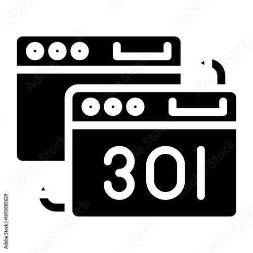 Vector Design Redirect Icon Style