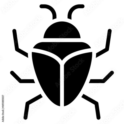 Vector Design Bug Icon Style