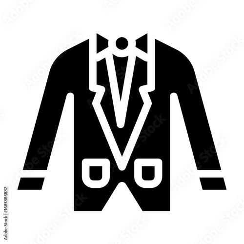 Vector Design Wedding Men Suit Icon Style