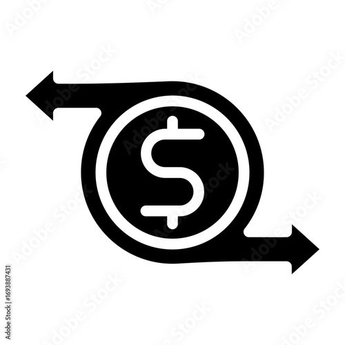Vector Design Refinance Icon Style