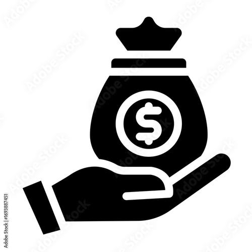 Vector Design Loan Icon Style