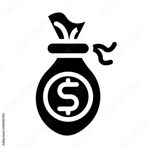 Vector Design Money Bag Icon Style