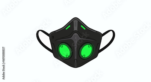 Futuristic Protective Mask Advanced Design for Enhanced Safety and Style in 2025