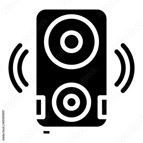 Vector Design Speaker Icon Style
