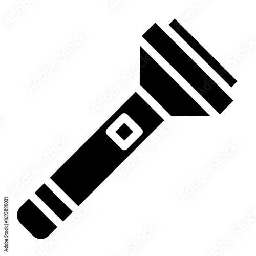 Vector Design Flashlight Icon Style