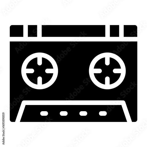Vector Design Cassette Icon Style
