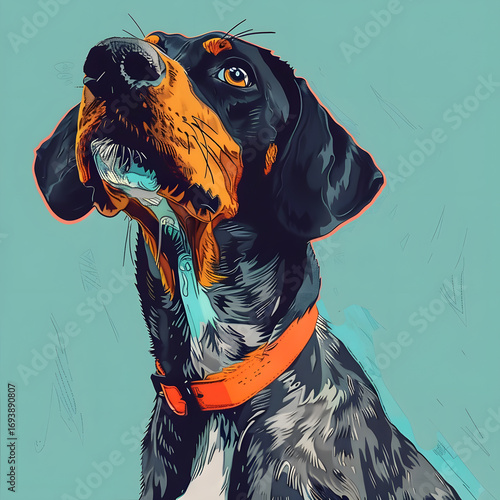 portrait of a great dane dog