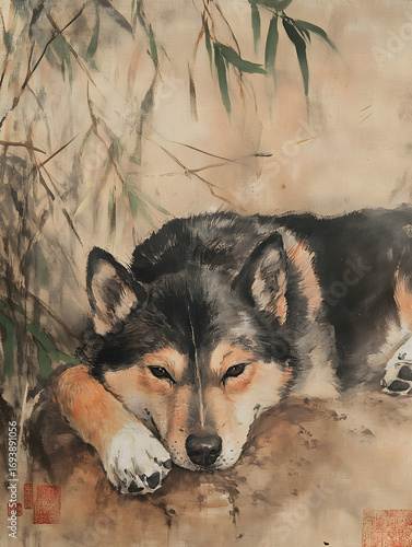 Portrait Art of the Dog