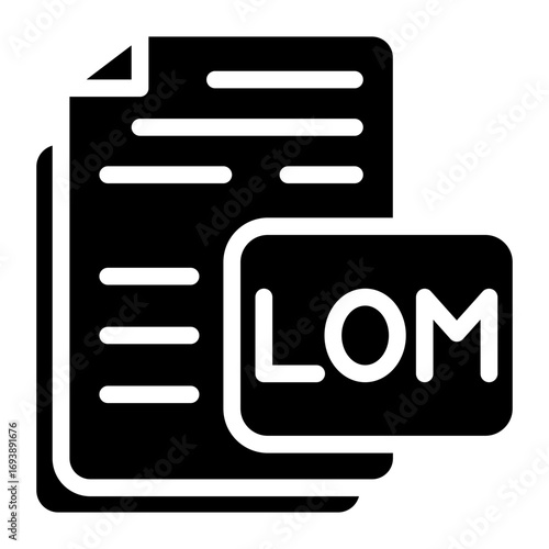 Vector Design LOM Icon Style