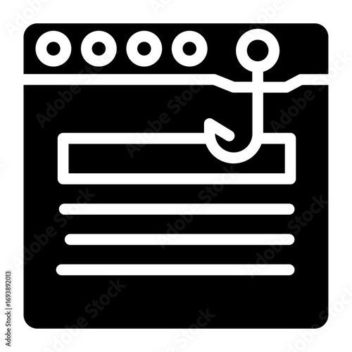Vector Design Phishing Icon Style