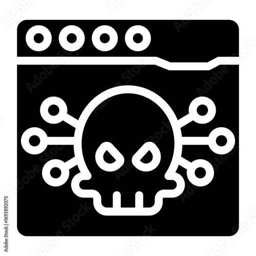 Vector Design Malware Icon Style