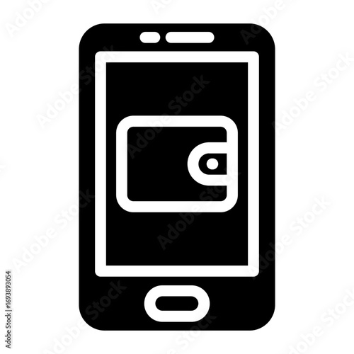 Vector Design Mobile Wallet Icon Style