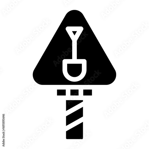 Vector Design Road Work Icon Style