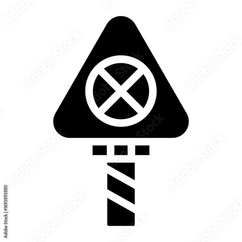 Vector Design No Stopping Icon Style