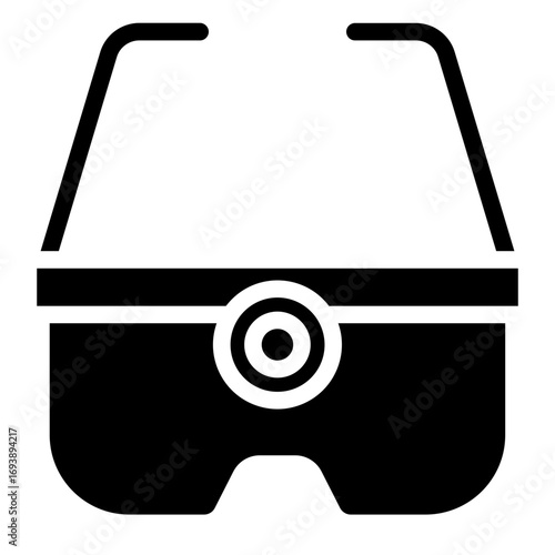 Vector Design Camera Glasses Icon Style