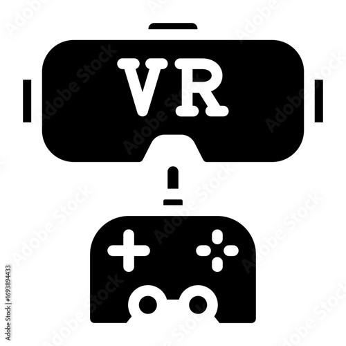 Vector Design Vr Gaming Icon Style