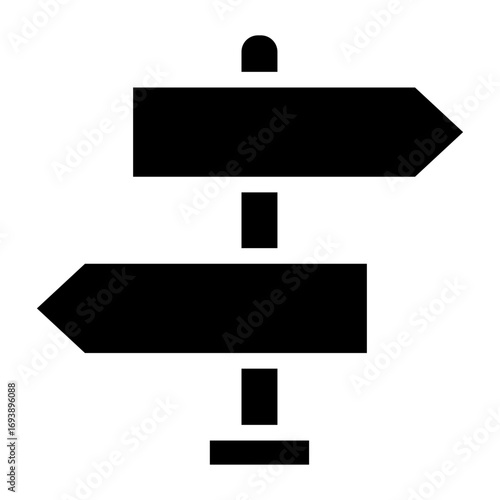 Vector Design Road Signs Icon Style
