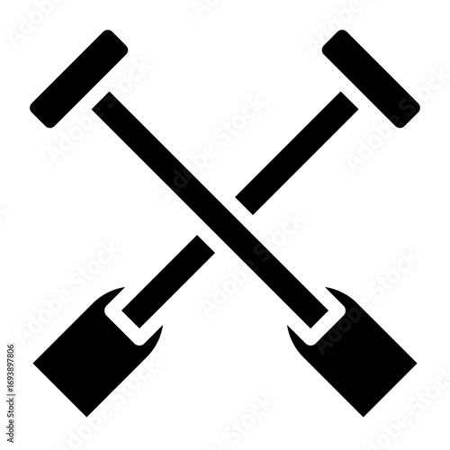 Vector Design Paddles Icon Style