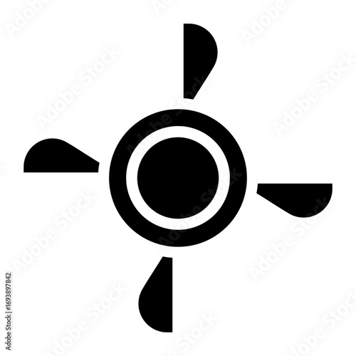 Vector Design Propeller Icon Style