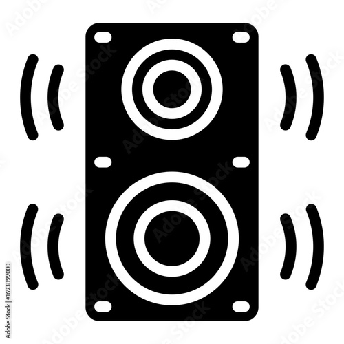 Vector Design Speakers Icon Style