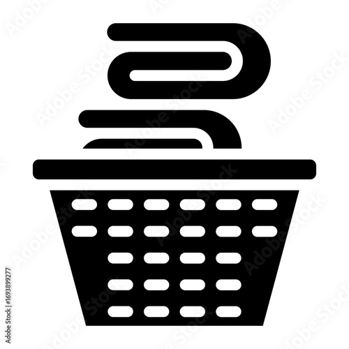 Vector Design Laundry Basket Icon Style