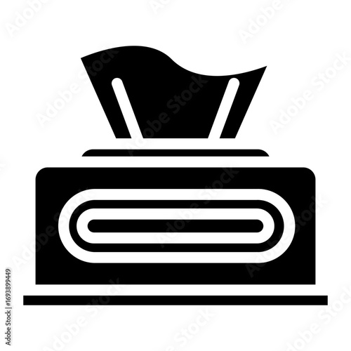 Vector Design Tissue Box Icon Style