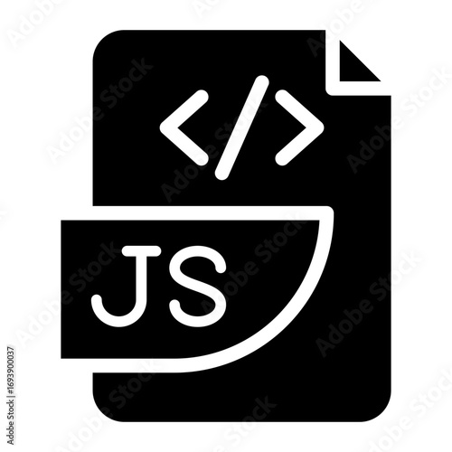 Vector Design Javascript File Icon Style