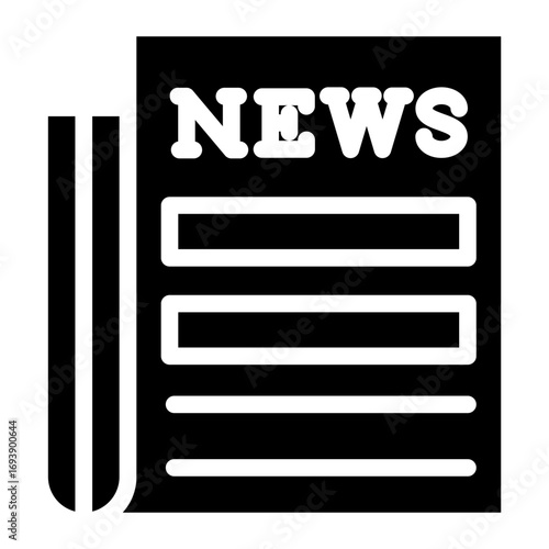 Vector Design News Banner Icon Style