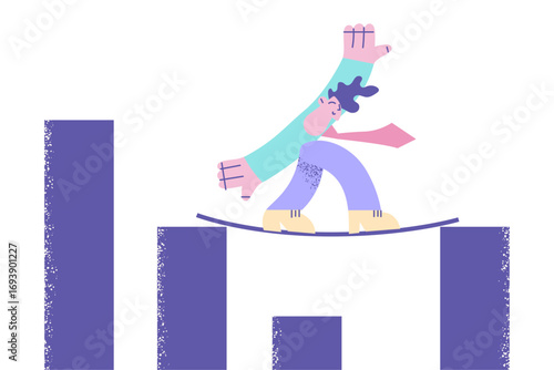 Business balance, opportunity and development concept