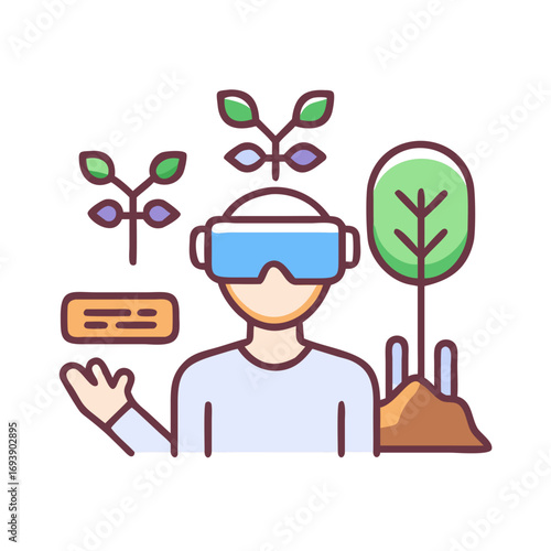 VR Augmented Reality for Agriculture Innovation and Environmental Sustainability Technologies
