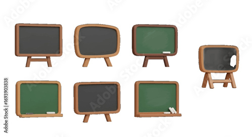 Vector Icon Set Chalkboard Collection