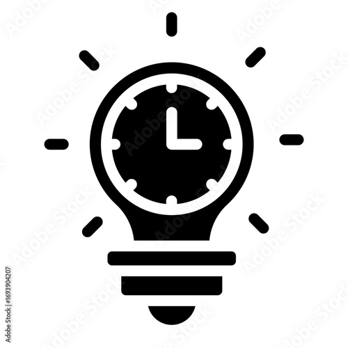 Earth Hour Icon Style