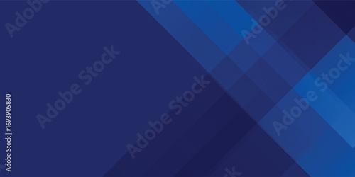 Abstract blue background with glowing geometric lines. Modern blue gradient square shape design. Futuristic technology concept. Suit for brochure, corporate, website, poster, banner,