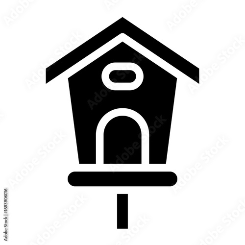 Bird House Icon Style