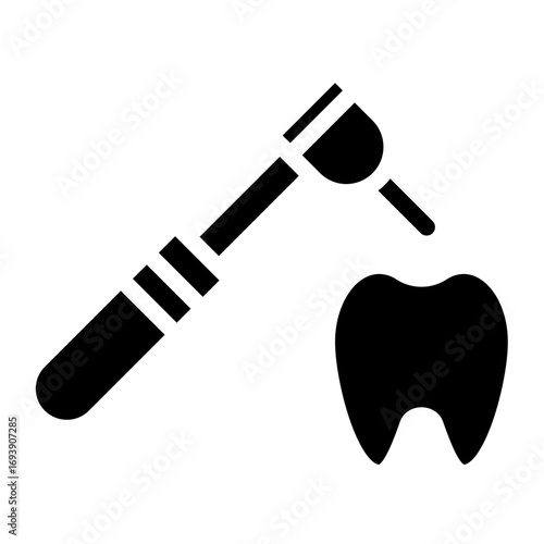 Dental Drill Icon Style