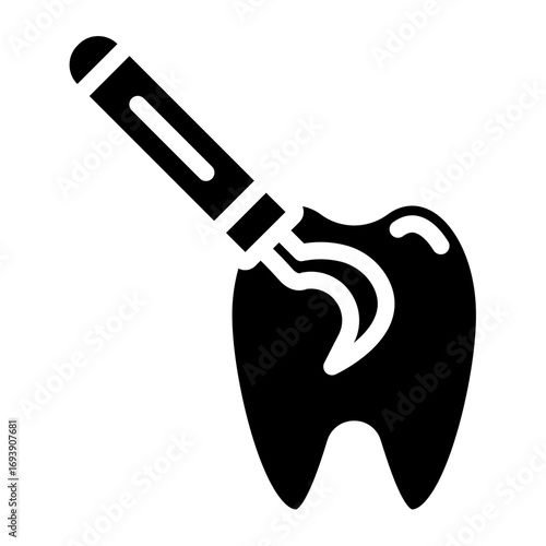 Tooth Scaling Icon Style